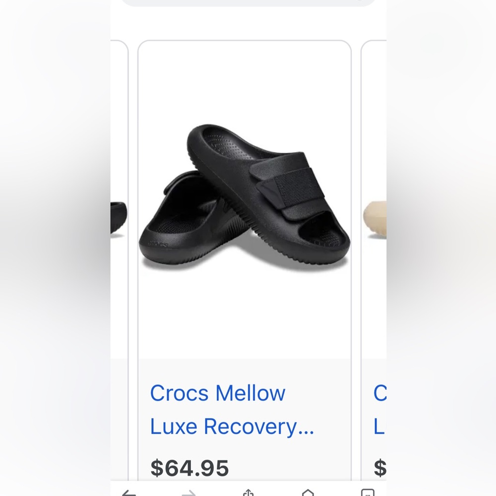 Crocs mellow lux recovery slides
